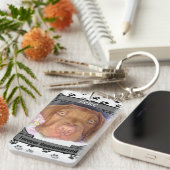 Gedenkstätte für Haustiere - für immer gedenken -  Schlüsselanhänger (Vorderseite rechts)