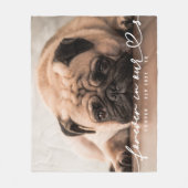 Gedenkstätte für Haustiere für immer Hört Einfache Fleecedecke (Vorderseite)