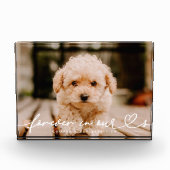 Gedenkstätte für Haustiere für immer von der einfa Fotoblock (Vorderseite)