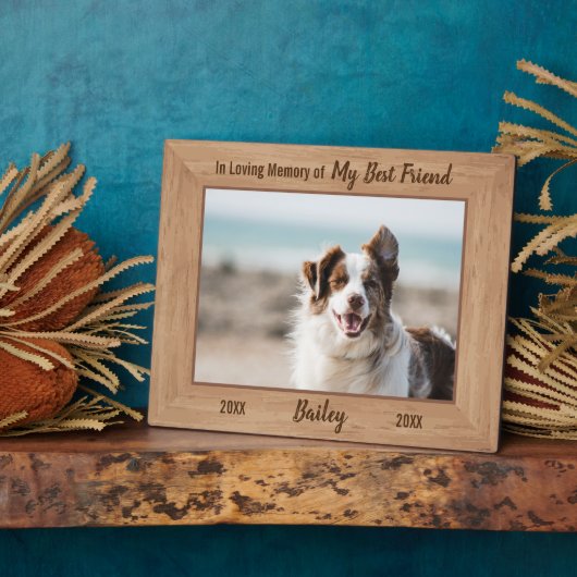 Gedenkstätte für Haustiere - Gedächtnis - Heimtier Fotoplatte (Seite)