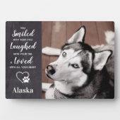 Gedenkstätte für Haustiere - Gedenkstätte für Haus Fotoplatte (Vorderseite)