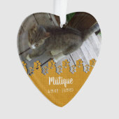 Gedenkstätte für Haustiere Geliebter Keepake Ornament (Vorderseite)