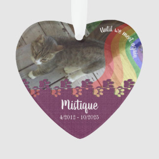 Gedenkstätte für Haustiere Geliebter Keepake Ornament