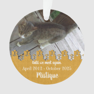 Gedenkstätte für Haustiere Geliebter Keepake Ornament