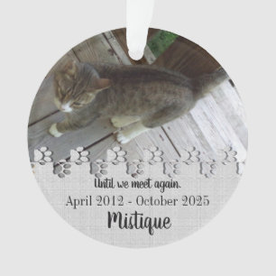 Gedenkstätte für Haustiere Geliebter Keepake Ornament