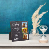 Gedenkstätte für Haustiere - Geschenk für Haustier Fotoplatte (InSitu)