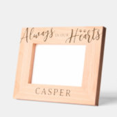 Gedenkstätte für Haustiere immer im Herzen Geätzte Rahmen (Links)