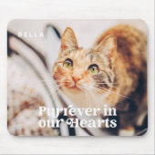 Gedenkstätte für Haustiere in unserem einfachen Fo Mousepad (Vorne)