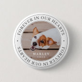 Gedenkstätte für Haustiere in unserem Herzen Moder Button (Vorderseite)