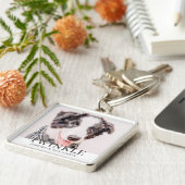 Gedenkstätte für Haustiere in unserem Herzen Moder Schlüsselanhänger (Seite)