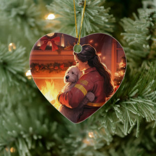 Gedenkstätte für Haustiere, Mama Papillon Hund Keramik Ornament