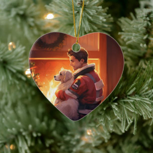 Gedenkstätte für Haustiere, Mama Papillon Hund Keramik Ornament