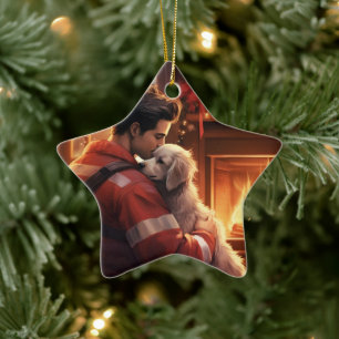 Gedenkstätte für Haustiere, Mama Papillon Hund Keramik Ornament
