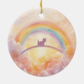 Gedenkstätte für Haustiere - Mein Vormund hat Pfei Keramik Ornament (Hinten)