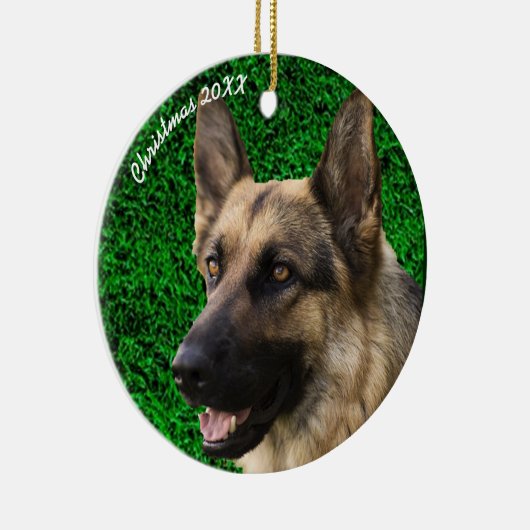 Gedenkstätte für Haustiere, Personalisiertes Foto Keramik Ornament (Rechts)