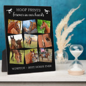 Gedenkstätte für Haustiere Prints Pferd FotoCollag Fotoplatte (Seite)