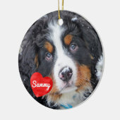 Gedenkstätte für Haustiere - Rainbow Bridge Modern Keramikornament (Links)