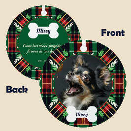 Gedenkstätte für Haustiere vergessen, aber nie ver Ornament Aus Metall