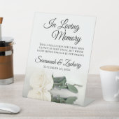 Gedenkstätte für Hochzeiten in der White Rose Sockelschild (In SItu)