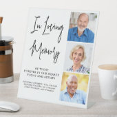 Gedenkstätte für Hochzeiten Personalisieren Sie 3 Sockelschild (In Situ)