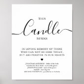 Gedenkstätte für Hochzeiten Personalisiert diese K Poster (Vorne)