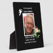 Gedenkstätte für Hochzeiten Vermisst Loved One Fotoplatte (Seite)