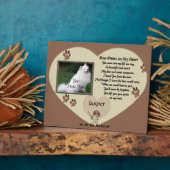 Gedenkstätte für Hunde - Drucke auf meinem Herzen  Fotoplatte (Seite)