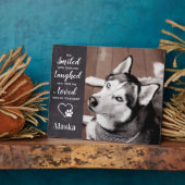 Gedenkstätte für Hunde - Erinnerung an den Verlust Fotoplatte (Seite)