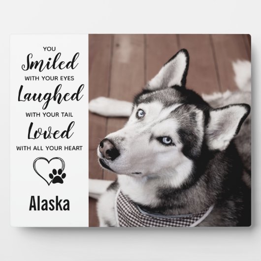 Gedenkstätte für Hunde - Gedenken an Hunde - Schla Fotoplatte (Vorderseite)