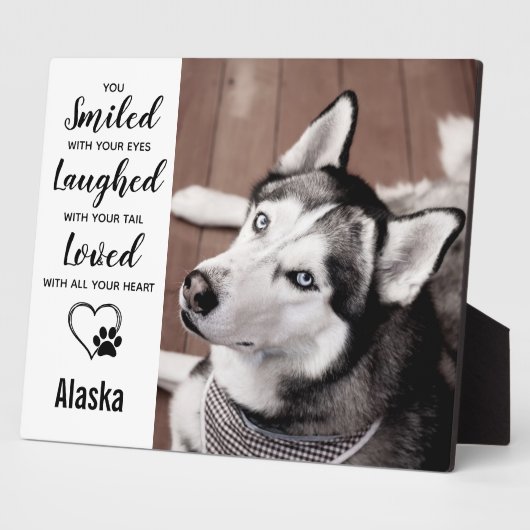 Gedenkstätte für Hunde - Gedenken an Hunde - Schla Fotoplatte (Seite)