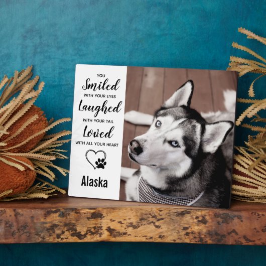 Gedenkstätte für Hunde - Gedenken an Hunde - Schla Fotoplatte (Seite)