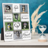 Gedenkstätte für Hunde - Geschenk für Haustiere -  Fotoplatte (Seite)