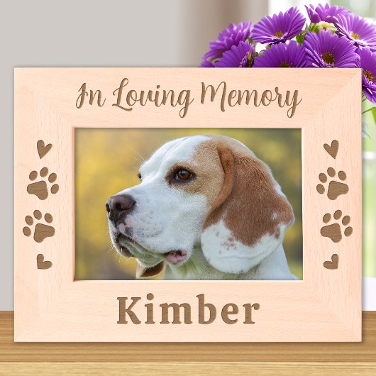 Gedenkstätte für Hunde im Gedächtnisbereich Katze  Geätzte Rahmen