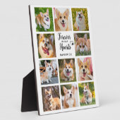 Gedenkstätte für Hunde in unserem Herz Fotoplatte (Seite)