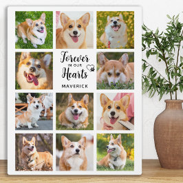 Gedenkstätte für Hunde in unserem Herz Fotoplatte