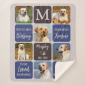 Gedenkstätte für Hunde Moderne Farben 6 Foto Sherpadecke (Vorderseite)