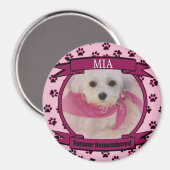 Gedenkstätte für Hunde oder Cat Keepake Magnet (Vorderseite/Rückseite)