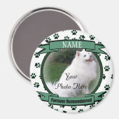 Gedenkstätte für Hunde oder Cat Keepake Magnet (Vorderseite/Rückseite)