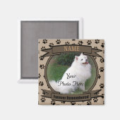 Gedenkstätte für Hunde oder Cat Keepake Magnet (Vorderseite/Rückseite)