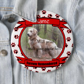 Gedenkstätte für Hunde oder Katzen Button (Beispiel)