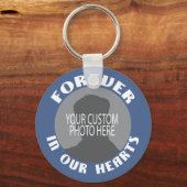 Gedenkstätte für immer in unserem benutzerdefinier schlüsselanhänger (Vorderseite)