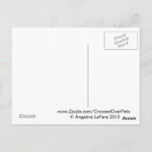 Gedenkstätte für Kaninchen Postkarte (Rückseite)