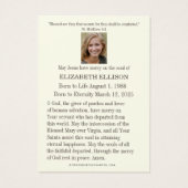 Gedenkstätte für katholische Beerdigung gesegnet M (Rückseite)