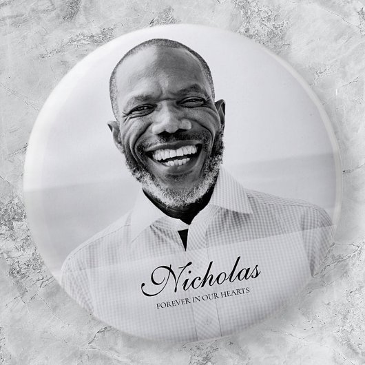 Gedenkstätte für klassische und einfache Fotos Button