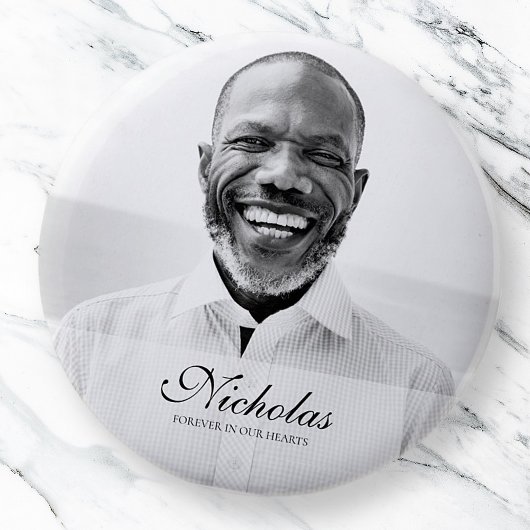 Gedenkstätte für klassische und einfache Fotos Button