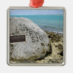 Gedenkstätte für Kriegsgefangene auf Weckend Insel Ornament Aus Metall