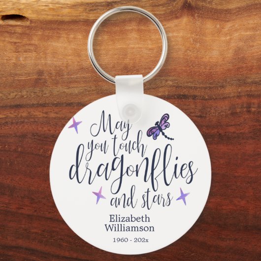Gedenkstätte für Libellen und Stars Schlüsselanhänger (Vorderseite)
