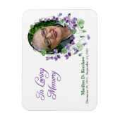 Gedenkstätte für lila Violets Magnet (Vertikal)