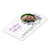 Gedenkstätte für lila Violets Magnet (Linke Seite)