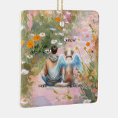 Gedenkstätte für männliche Hunde Keramikornament (Rechts)